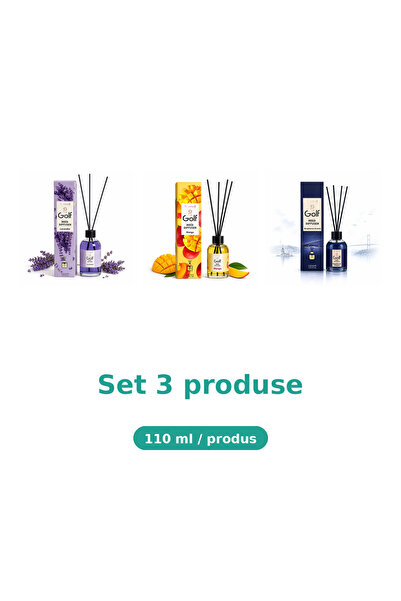 Golf Set 3 Produse Golf, Mix Lavanda, Mango, Bosphorus Dream