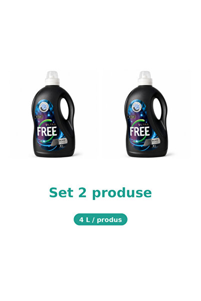 FREE Bax 2 Pachete Ultra Pro Black 4L – detergent lichid pentru rufe negre / ...