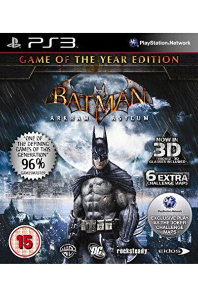 Sony Μεταχειρισμένο Batman Arkham Asylum Game of the Year Edition για PS3