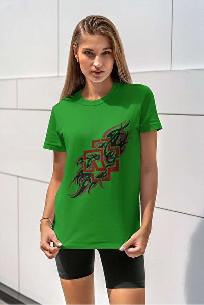 iLovePrints Abstract Tribal Design with Red Geometric Patterns Tshirt