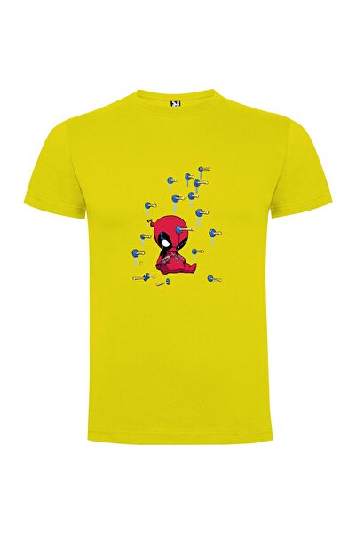 iLovePrints Chibi Deadpool Fitness Fun Tshirt