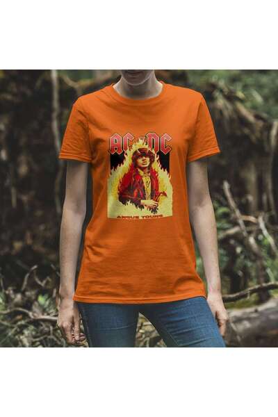 iLovePrints AC/DC Angus Young Poster Tshirt