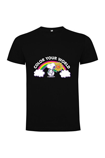 iLovePrints Rainbow Snoopy: Vibrant Inspiration Tshirt