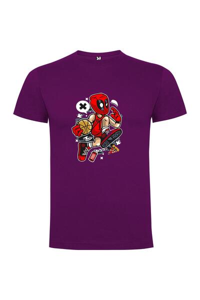 iLovePrints Iconic Hand-Painted Deadpool Tshirt