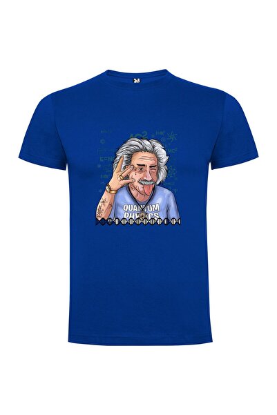 iLovePrints Quantum Einstein Face Tshirt