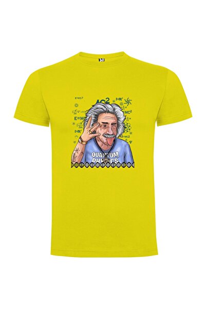 iLovePrints Quantum Einstein Face Tshirt