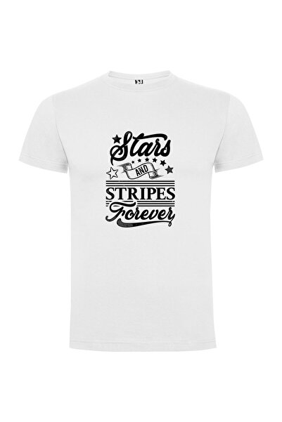 iLovePrints Forever Striped Stars Tshirt