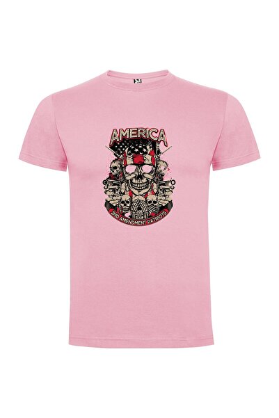 iLovePrints Skull Guns American Nightmare Tshirt