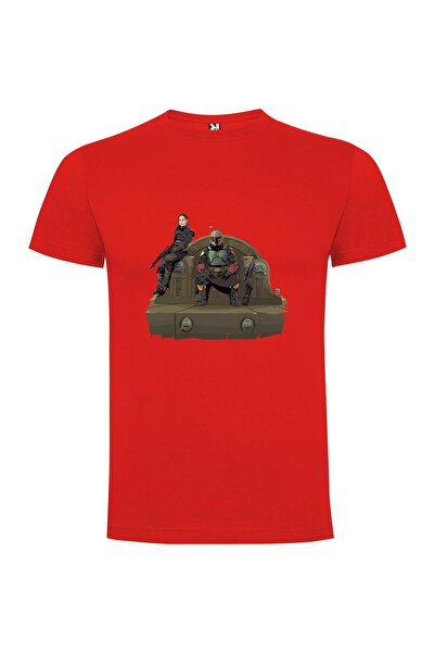 iLovePrints Legendary Mandalorian: Illustrated Adventure Tshirt