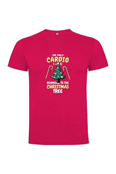 iLovePrints Tree-trotting Christmas Cardio Tshirt