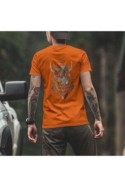 iLovePrints Abstract Skull Artwork Tshirt