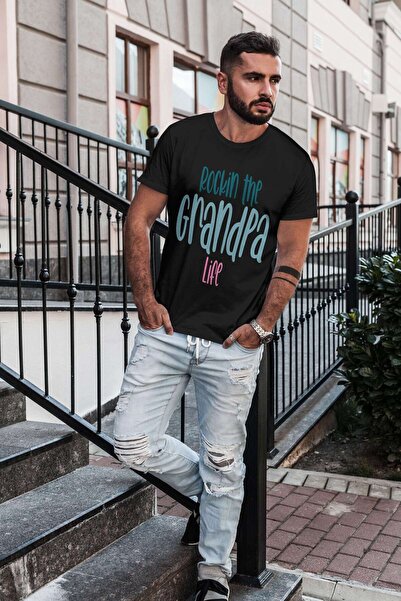 iLovePrints Rockin the Grandpa Life Tshirt