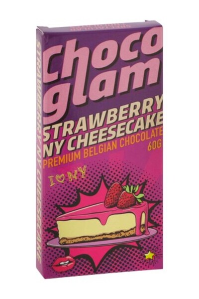 Choco Glam Strawberry n Cheesecake Milk Chocolate Bar 45g