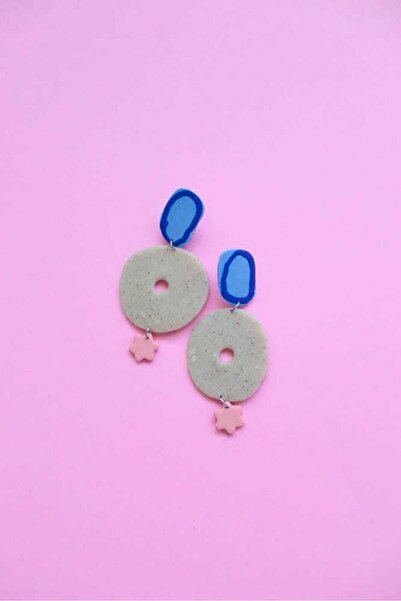 Nina Luz Cercei handmade pastel, forme geometrice abstracte organice, stateme...