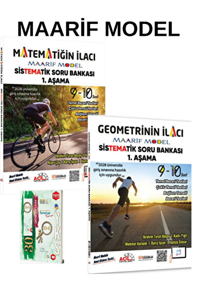 Acil Yayınları 2028 Model Acil TYT Matematiğin ve Geometri İLACI Maarif Model...