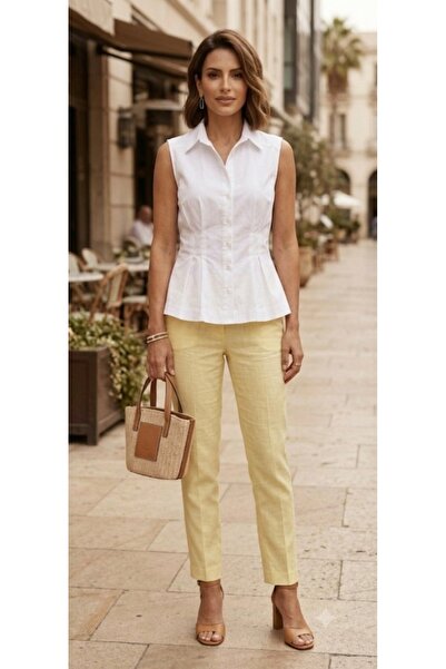 MODA White Japanese Sleeve Cuff Waist Fit a Quality Stylish Shirt