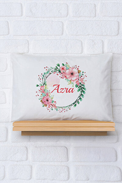 Pia Baby İsimli Kız Bebek Yastık Kılıfı 35*45 cm %100 Pamuk İsme Özel