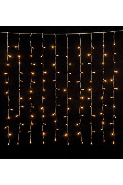 Generic 240 λαμπάκια LED κουρτίνα σταθερή με επέκταση, 2x1(h) m, διάφανο καλώ...