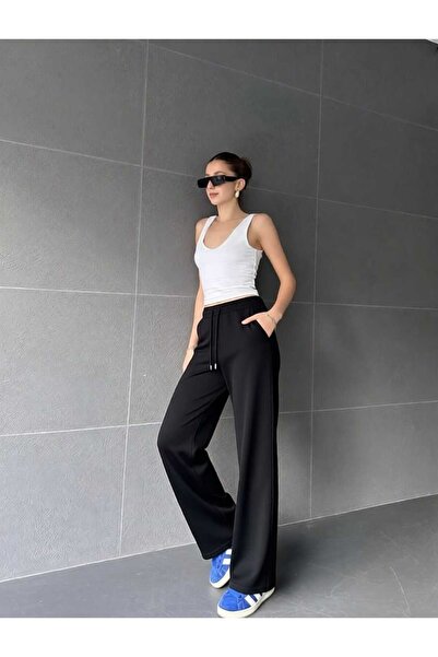 Mercan Kids Women's High Waist Loose Palazzo Trousers