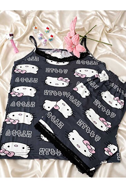 Hello Kitty Şortlu Pijama Takımı
