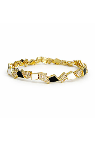 PerleJewelry Calystrix Black Gold Bileklik