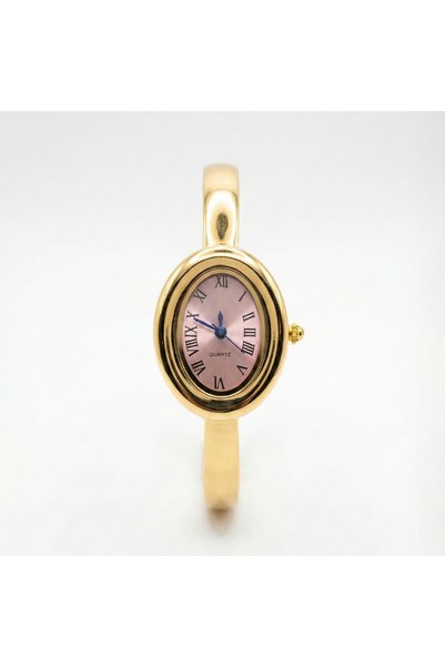 PerleJewelry ساعة إمبيريا روز بلش الذهبية