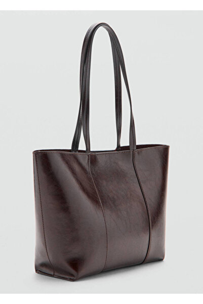 MANGO Woman Orta boy shopper çanta