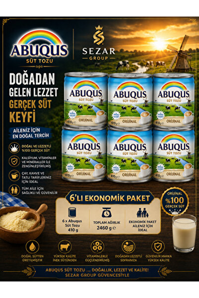 FRİES Abu Qus Tam Yağlı Süt Tozu 410 g 6'lı Paket