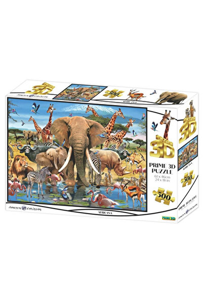TOYFEST Prime 3d - africa 500 piece adult puzzle