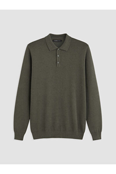LC Waikiki Peak New Season Polo Neck Men's Knitwear Sweater