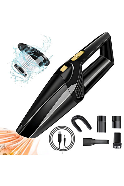 Dreamramp ®   Aspirator auto portabil, putere mare de 4500Pa, fără fir, mini ...