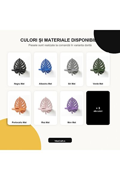 OEM Raft de Perete Decorativ Monstera Suport Ghiveci Imprimat 3D