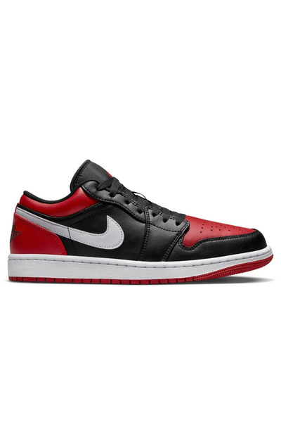 JORDAN Air 1 Low Ανδρικά Σνίκερς Μαύρο / Λευκό / Κόκκινο Γυμναστηρίου