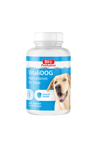 Bio PetActive Multivitamin Yavru ve Yetişkin Köpek Vitamini 150 Tablet-75gr