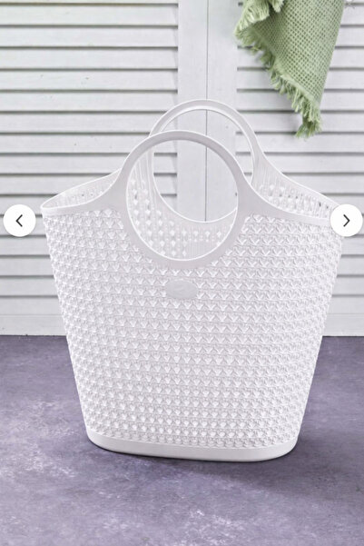 Turkco Silicone Premium Easy Storable Basket Bag Organizer, 25Lt 43X28X48Cm