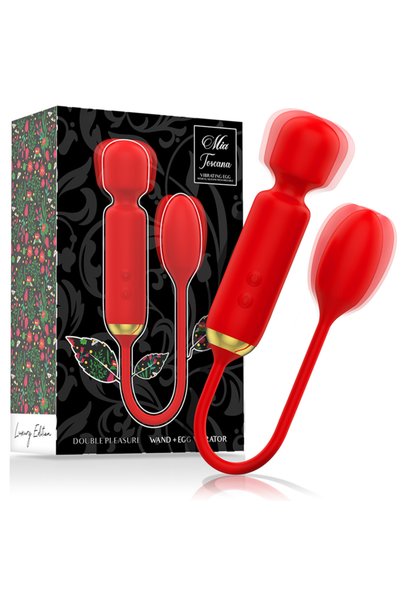 Mia Toscana Vibrator Wand Dublu cu Ou Vibrator