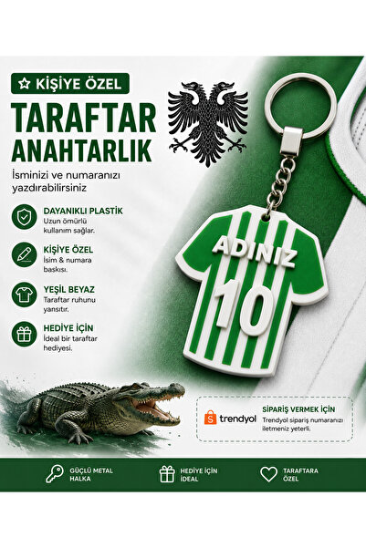 Kişiselleştirilebilir Taraftar Anahtarlık