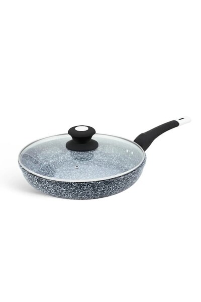 EDENBERG Tigaie din aluminiu presat cu strat de granit și capac 22 cm EB-9165