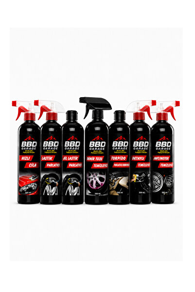 BBD GARAGE 7'li Eksiksiz Araç Bakım Seti 3