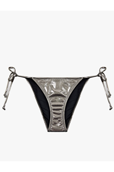 Koton Yanları Bağlamalı İpli Parlak Bikini Altı