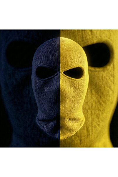 maskcult Sarı Lacivert Maske
