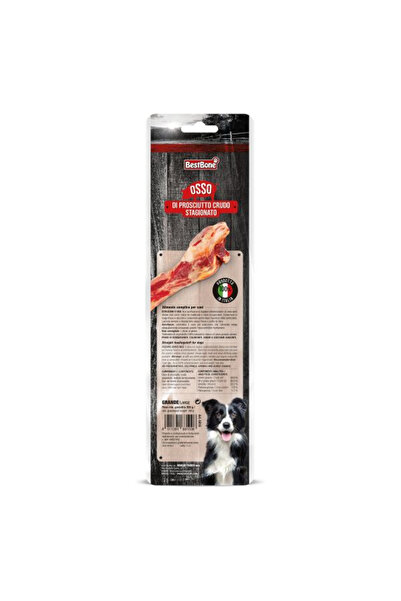 Record BestBone Ham Dog Chew, 300g, Gustare de mestecat de lungă durată pentr...