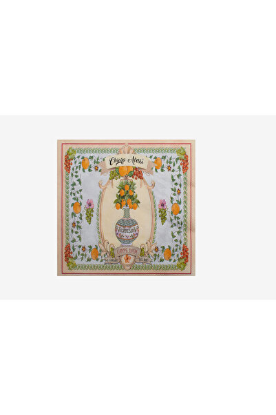 CHIARA ALESSI Carpe Diem Green Paper Napkin 33X33 cm