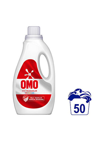 Omo Cold Power Sık Yıkananlar Tüm Renkler Için Sıvı Çamaşır Deterjanı 2500 L x1