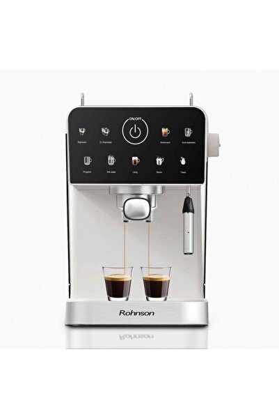 ROHNSON Espressor manual R98033C, 20 bari, 1350 W, 1,5 L,display tactil color...