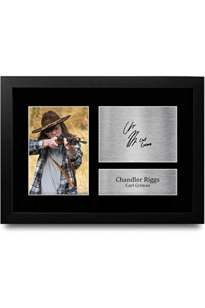 HWC Trading FR A4 Chandler Riggs Walking Dead Carl Grimes Gifts Printed Signe...