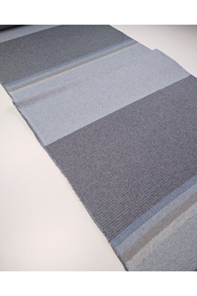 Kumaş Parça Gray Blue Paneled Jacquard Interlock Fabric Flexible Soft Cardiga...