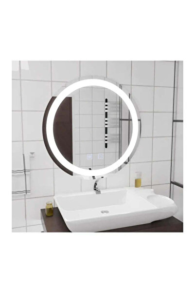 CMHOME Oglinda LED Rotunda 50cm Lucea Touch Sistem Dezaburire