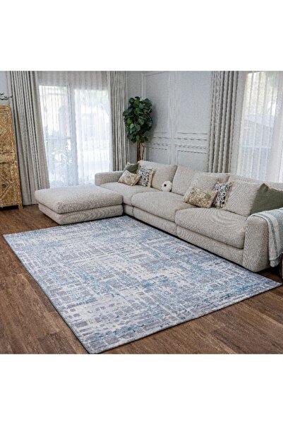 Handpicked Furniture Abstract Grey Rectangular Carpet Ultra Soft Area Carpets...