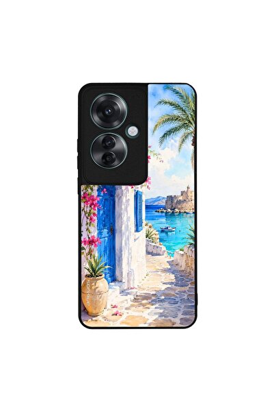 Sonique Θήκη SoniqueGreek Island Muse Series για Oppo Reno11 F 5G Σοκάκι Ρόδου